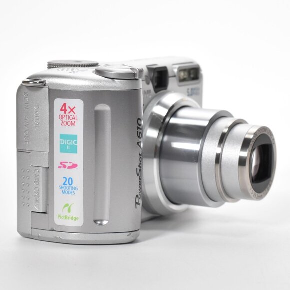 Canon PowerShot A610 Digital Camera 5MP 4x Optical Zoom Video 2GB SD Card - Picture 4 of 16